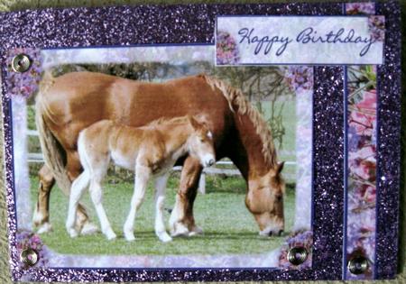 Horses Mother & Baby by Wynona Oneil