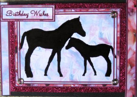 Horse Silhouette Topper by Wynona Oneil