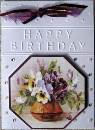 Vintage Flowers Toppers by Wynona Oneil