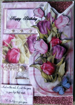 Lovely Tear Drop Card by Wynona Oneil