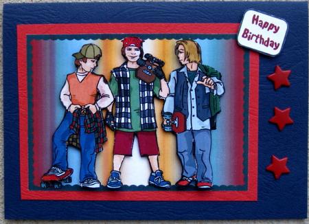 Skateboarders by Wynona Oneil