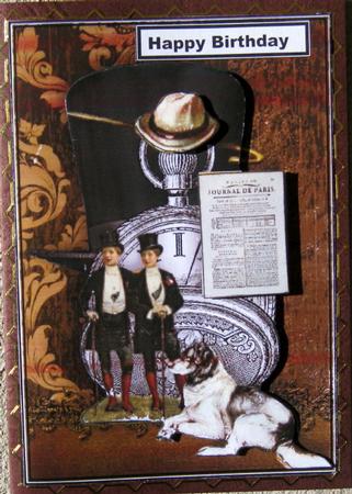 Male Cards x 2 by Wynona Oneil