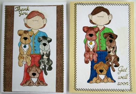 Doggy Doodles Digital Stamp by Wynona Oneil