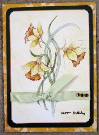 2 Spring/easter Watercolour Toppers by Wynona Oneil