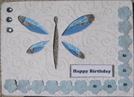 Dragonfly Iris Folding Pattern by Wynona Oneil