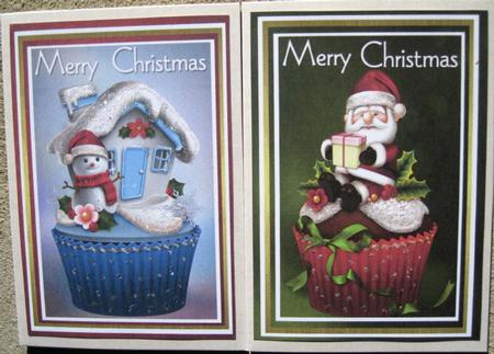 Lovely Christmas Cupcake Toppers  by Wynona Oneil