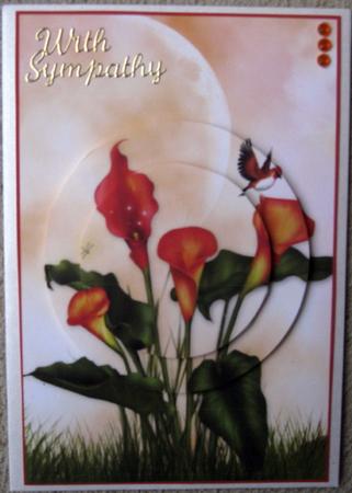 Calla Lilies Circle Pyramage by Wynona Oneil
