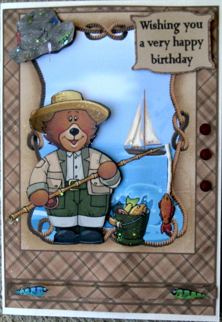 Fishing Bear by Wynona Oneil
