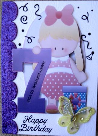 Happy Birthday 7 Year Old  by Wynona Oneil