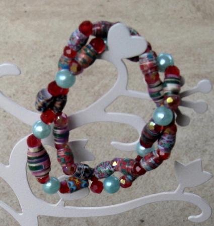 Small Oval Beads #2 by Wynona Oneil