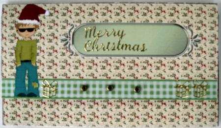 Cool Dude Xmas Money Wallet by Wynona Oneil
