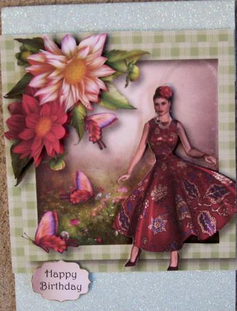 Floral & Flutters - Magenta Beauty by Wynona Oneil