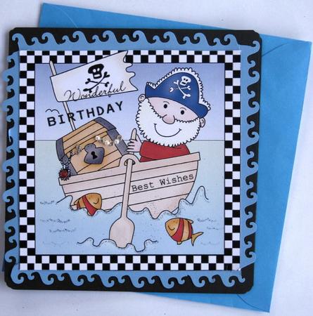 8 x 8 Pirates Ahoy!! Kit with Scalloped Corners by Wynona Oneil