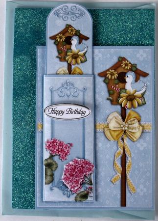 Spring Bluebird - Bookmark Pocket Card by Wynona Oneil