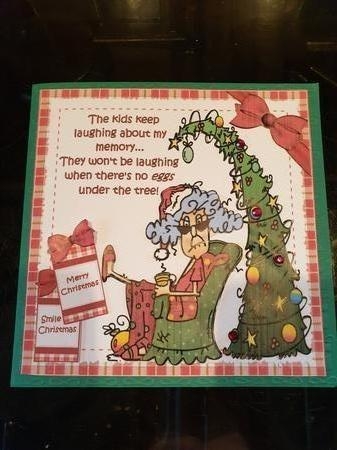 7x7 Stella and her Christmas memory mini kit by Yana Pritchard