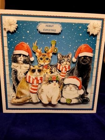 CHRISTMAS CATS mini kit by Yana Pritchard
