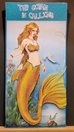 Oceania Mermaid A4 Gold by Yana Pritchard