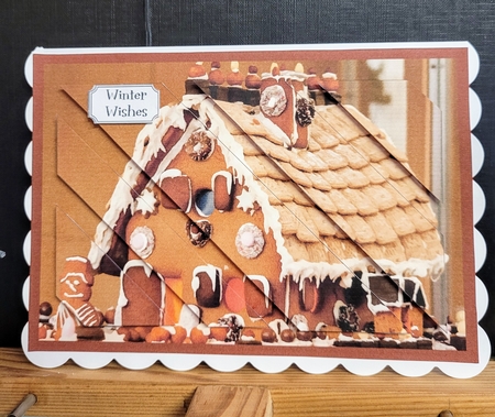 Christmas Gingerbread House Oblique Panels by Yana Pritchard