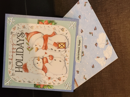 Cute Snowman      7x7  by Yana Pritchard