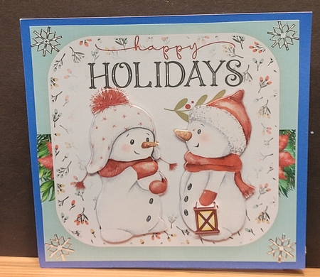 Cute Snowman      7x7  by Yana Pritchard