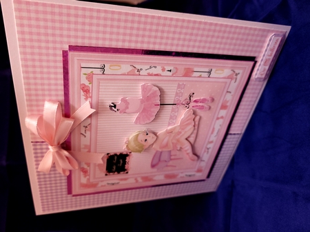 Ballerina Decoupage 7x7ins Topper 6 by Yana Pritchard