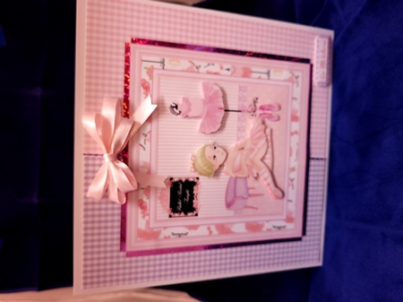 Ballerina Decoupage 7x7ins Topper 6 by Yana Pritchard