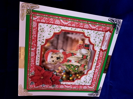 Sweet Christmas Dog - 8x8 Mini Kit by Yana Pritchard