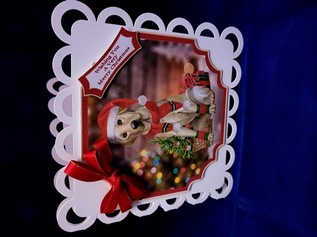 Sweet Christmas Dog - 8x8 Mini Kit by Yana Pritchard