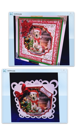 Sweet Christmas Dog - 8x8 Mini Kit by Yana Pritchard