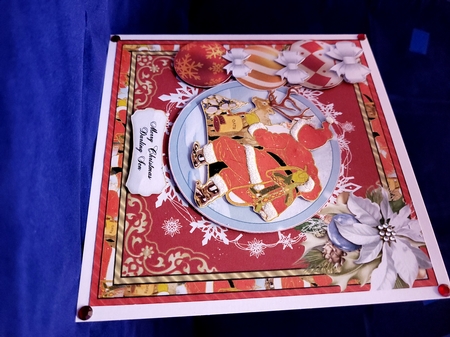 Santa getting his reindeer ready for the big night by Yana Pritchard