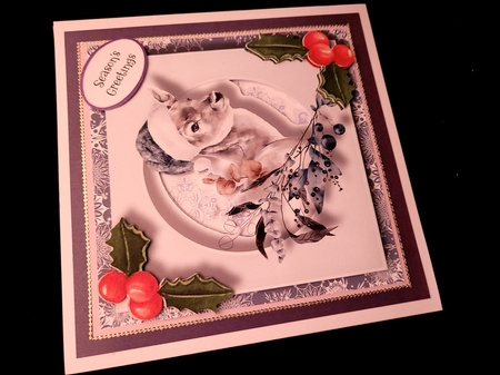 Cute Baby Reindeer Christmas by Yana Pritchard