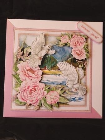 8x8Mini Kit ,Doves in Flight by Yana Pritchard