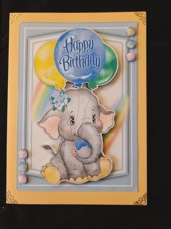 A5, Happy Birthday 4 by Yana Pritchard