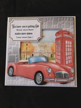 London male Birthday card front 2 by Yana Pritchard