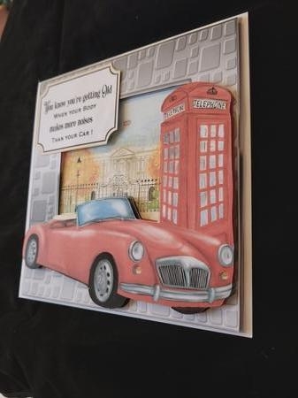 London male Birthday card front 2 by Yana Pritchard