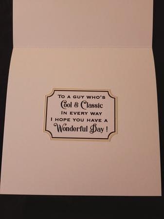 London male Birthday card front 2 by Yana Pritchard