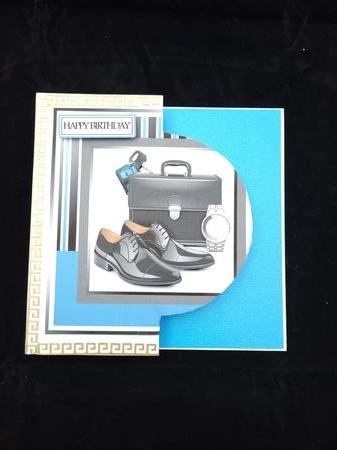 8x8 Mens Briefcase Card Front and sentiments  by Yana Pritchard