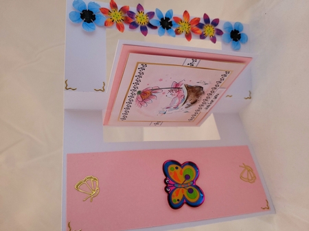 Birthday card - cute mouse by Yana Pritchard