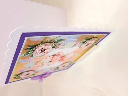 3 Cute floral piglet card front/toppers by Yana Pritchard