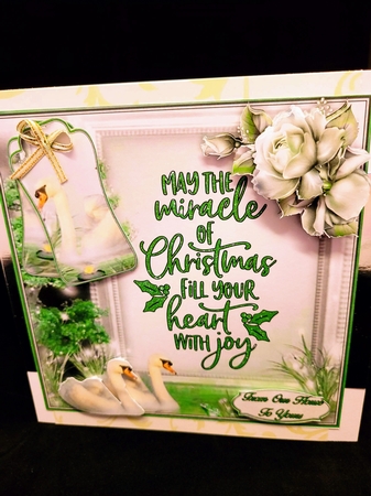The Christmas Swan Mini Kit #6   NO TEXT AND **  by Yana Pritchard