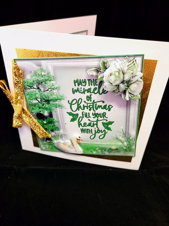 The Christmas Swan Mini Kit #6   NO TEXT AND **  by Yana Pritchard