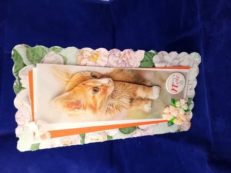 One Sheet Wonders - Water Colour Magic - Ginger Kitten - Easy Cut - 3D Decoupage by Yana Pritchard