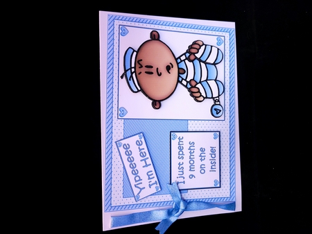 Yipeee I'm Here New Baby Boy Ethnic by Yana Pritchard