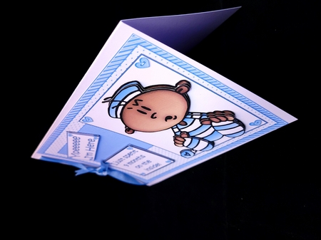 Yipeee I'm Here New Baby Boy Ethnic by Yana Pritchard