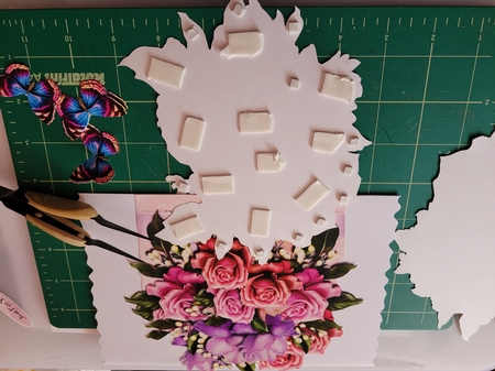 Flower Box Roses& Butterflies by Yana Pritchard