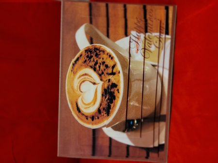 Coffee Heart Valentines A4 by Yana Pritchard