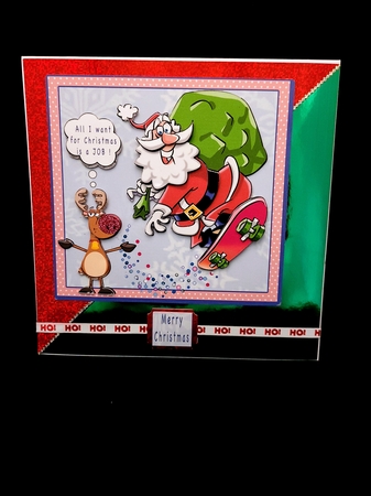 All I want for Christmas is a JOB - decoupage by Yana Pritchard