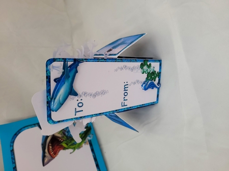 3D POP BOX CARD KIT - MAN EATERS by Yana Pritchard