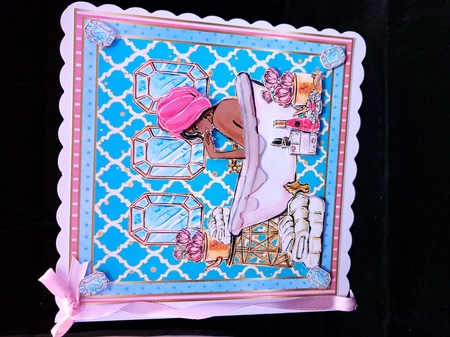 Pamper Birthday  Ethnic lady Mini Kit  by Yana Pritchard