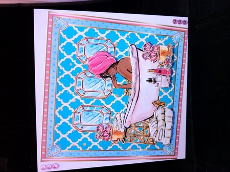 Pamper Birthday  Ethnic lady Mini Kit  by Yana Pritchard